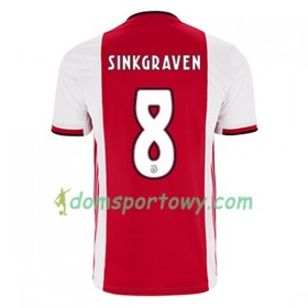 Koszulka Ajax Amsterdam Daley Sinkgraven 8 Domowe Koszulki Piłkarskie 2019-2020 Krótki Rękaw
